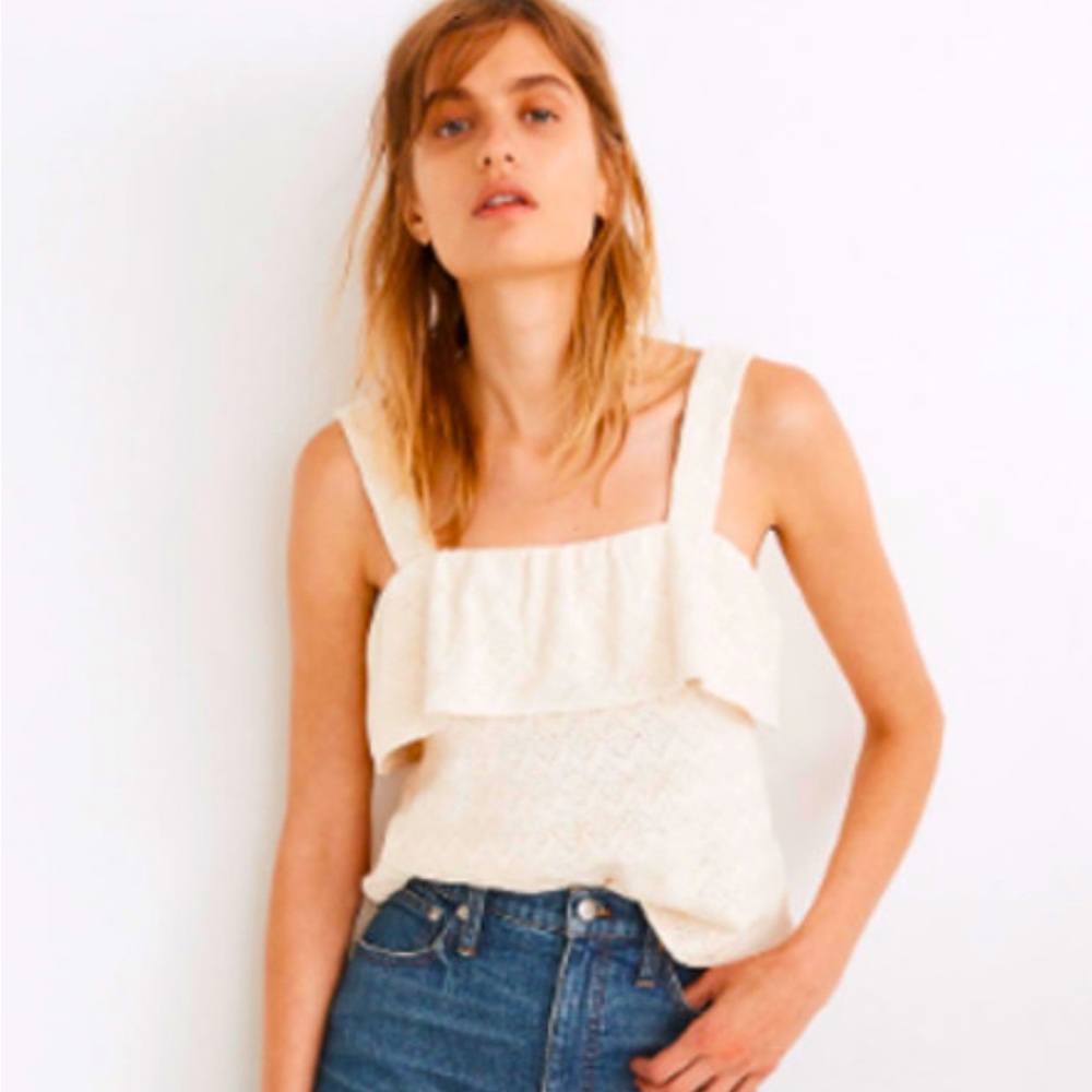 Madewell Popular Ruffle Tank